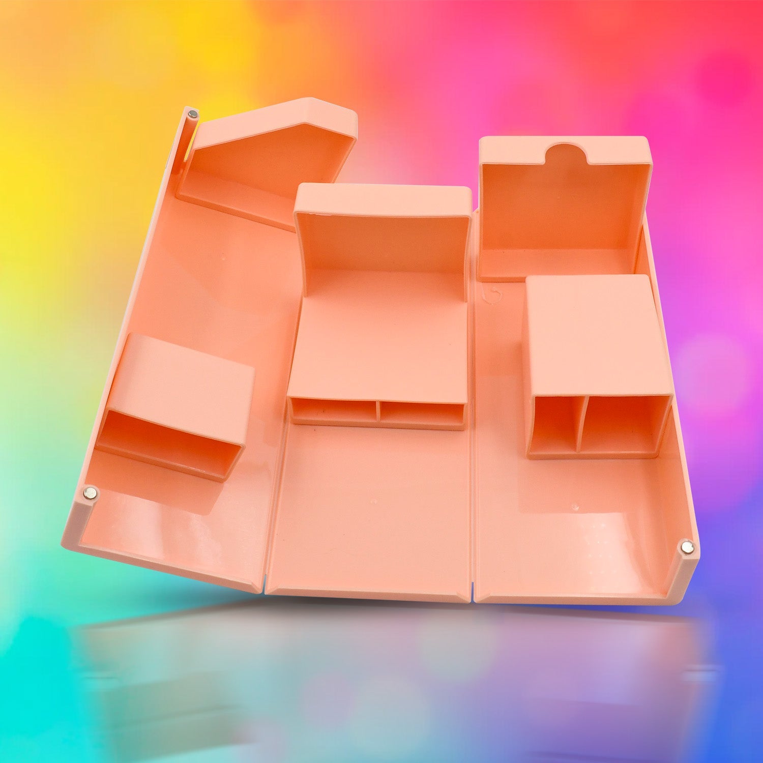 Magnetic pen holder for desk, foldable and kawaii. Magnetic pen holder for desk, foldable and kawaii.
